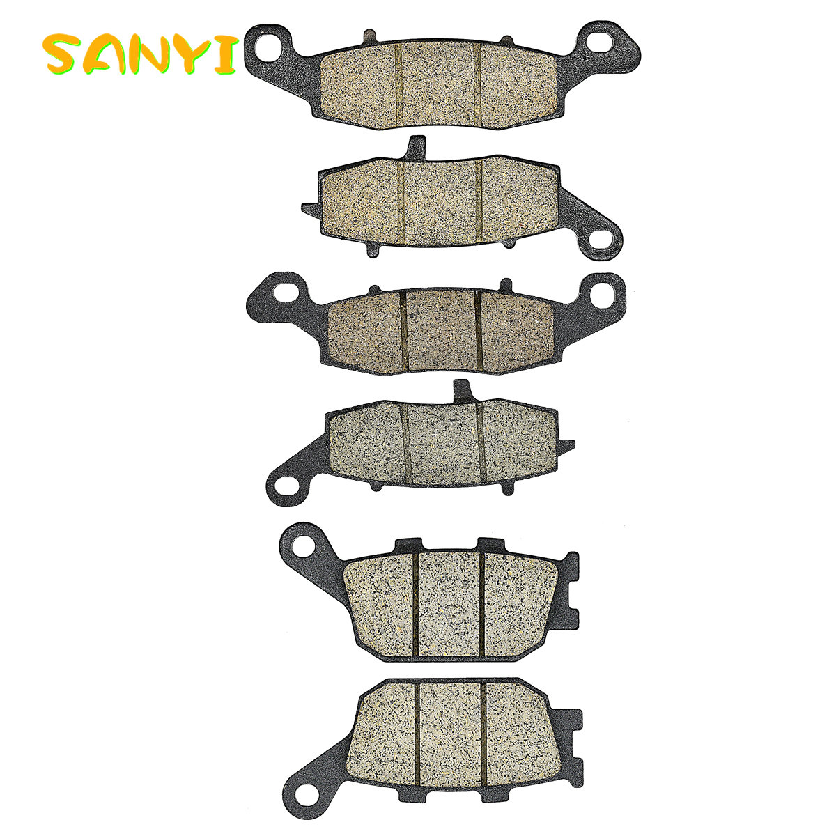 Motorcycle Front Rear Brake Pads For Suzuki GSF650 Bandit GSF 650 GSR750 SV400 SV650 SV 400 650 DL650 DL1000 V Strom DL 650 1000
