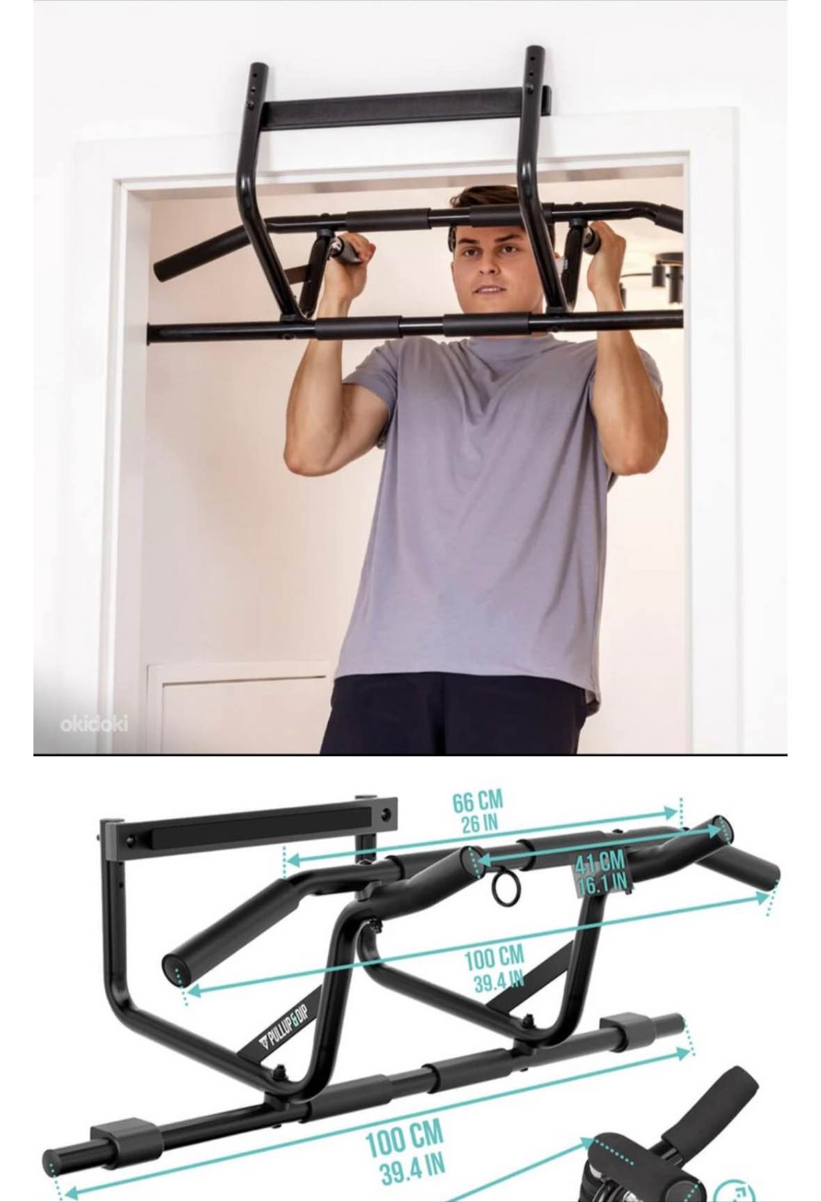 Pull Up Bar Door Gym Xtreme Upper Body Workout Bar Fitness Abs Push Up Exercise Door