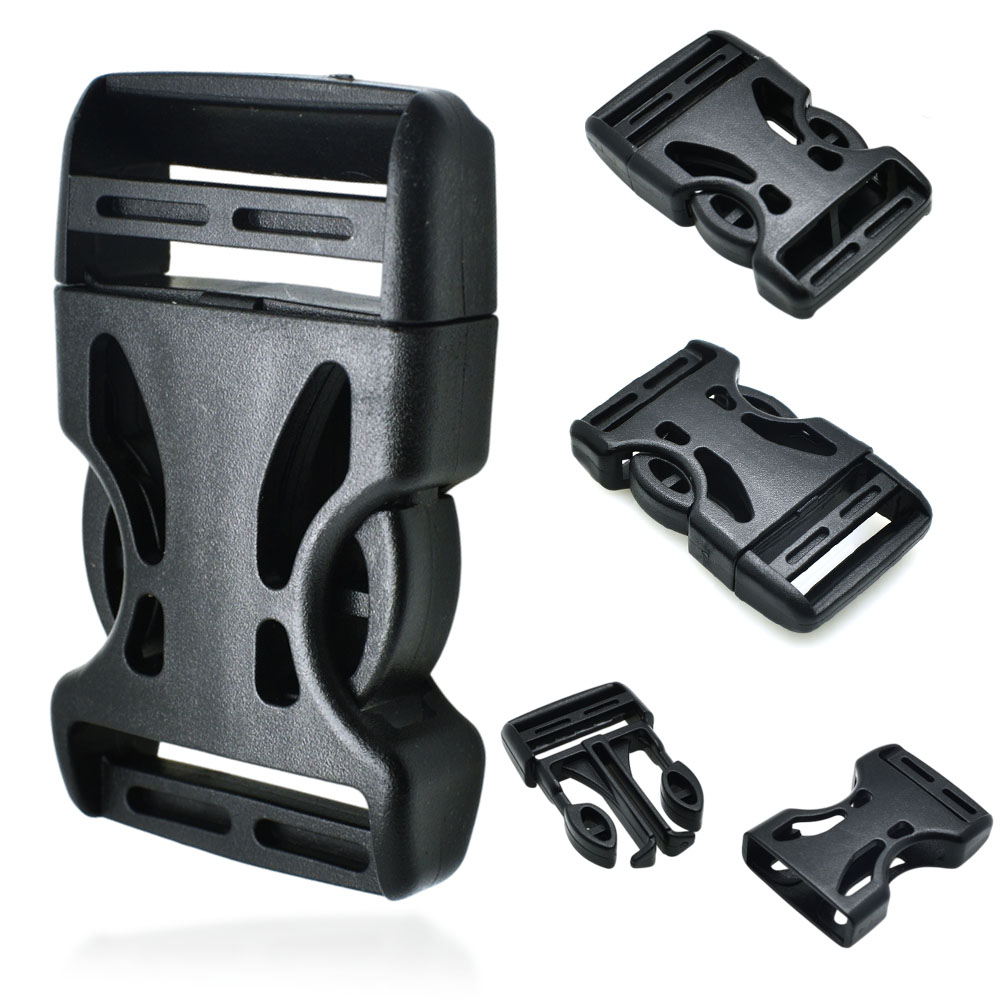 10pcs 15mm 20mm 25mm 32mm 38mm 50mm Webbing Detach Buckle for Students Bags Outdoor Bag Travel Buckle Accessories
