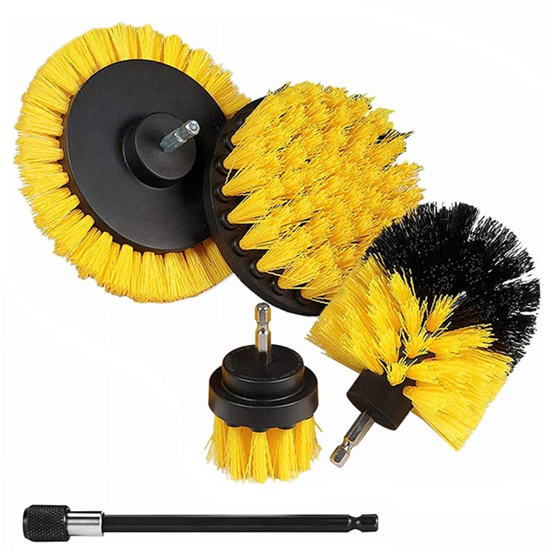 5Pcs 3Pcs Power Sc Brush Electric DrillBrush Power Sc Bathroom Surface Tub Shower Tile Cleaning Tools