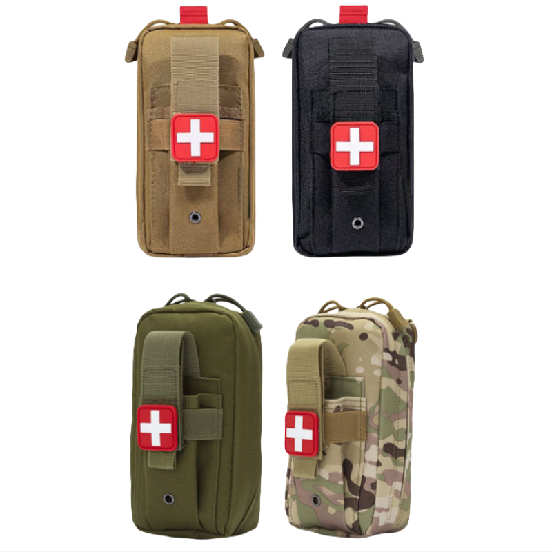 Outdoor Portable First Aid Kit Nylon Bag Storage Carrying Accessories Waist Bag Mini Hanging Bag
