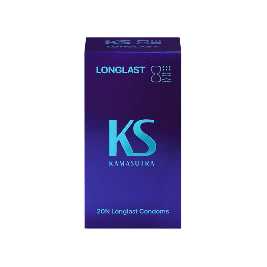 Pack of 20 Kamasutra Longlast Dotted Condoms