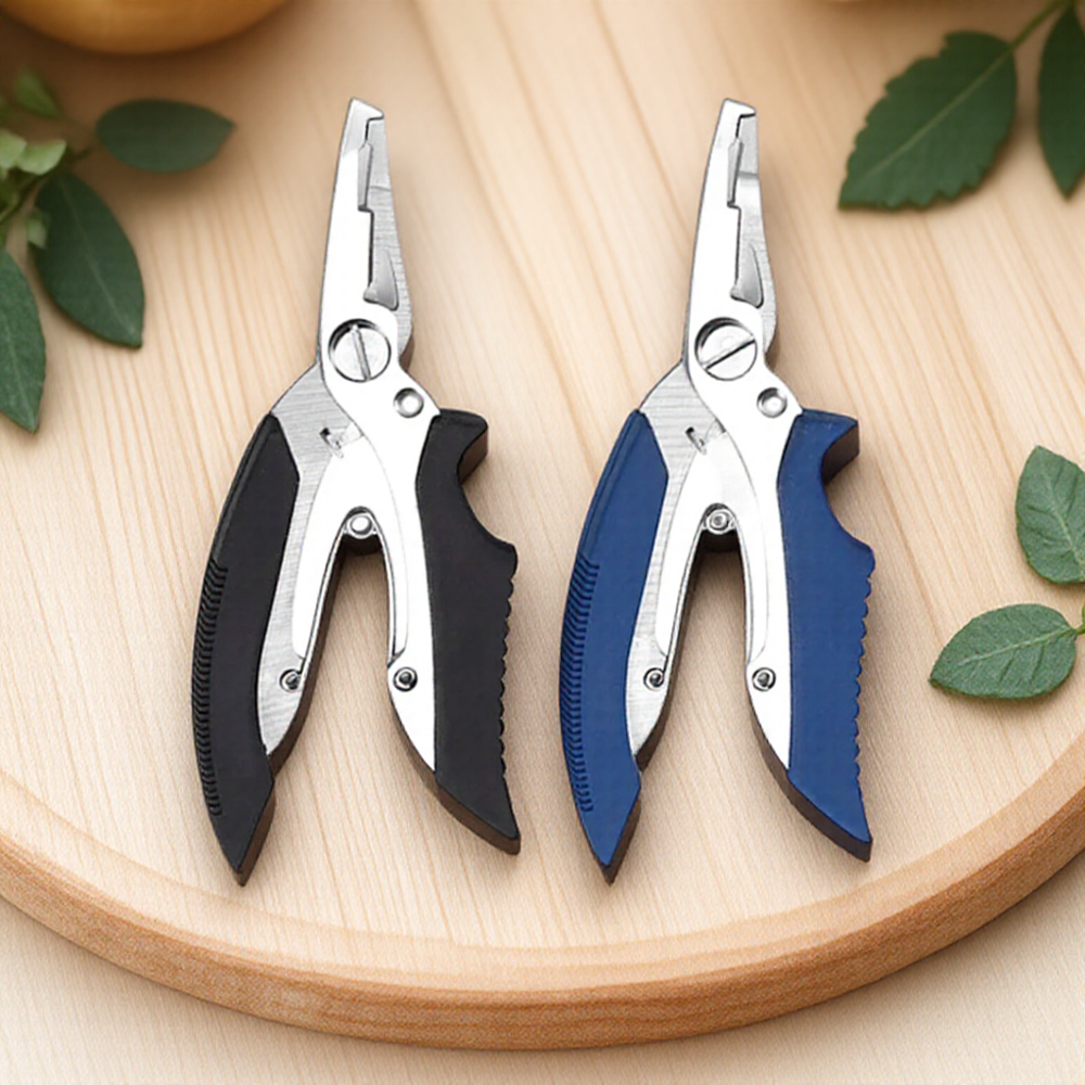 Fishing Pliers Multifunction Scissor Braid Line Cutter Hook Remover Tackle Tool for Fishing and Casting
