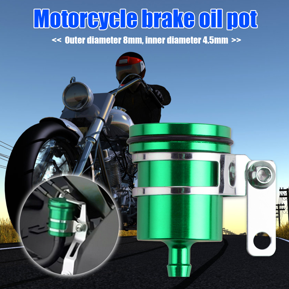 Aluminum Alloy Universal Motorcycle Brake Oil Can Fluid Reservoir Clutch Tank Oil Fluid Cup Accessories