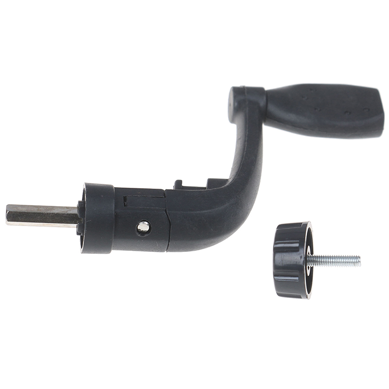 1Pcs Black Plastic Power Handle Fishing Reel Crank Arm Spinning Reel Type 200