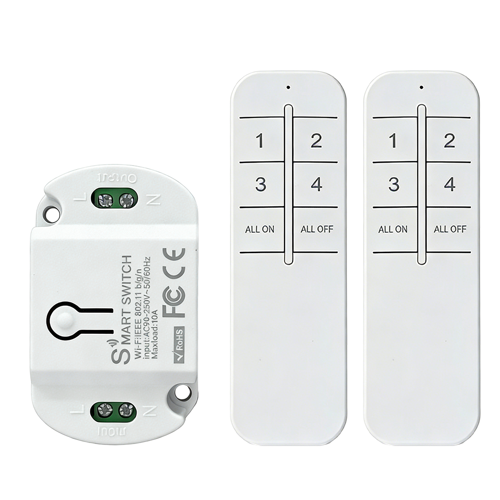 eWeLink Smart Wifi Relay Module On Off Controller 1/2/4CH 5V 12V 24V 220V APP Remote Control Light Switch Smart Home