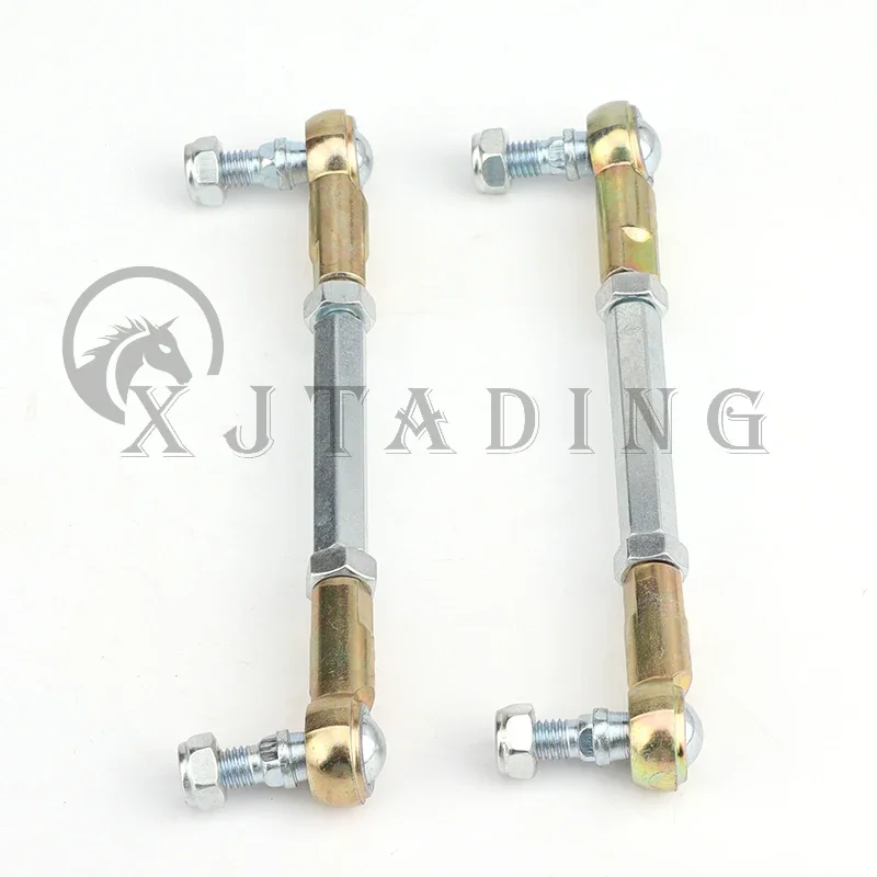 M8 Steering Lever Tie Rod Ball Joint Kit 80mm-315mm for 49cc 50cc 2-Stroke Electric Mini Kids ATV Go-Kart Buggy Scooter Quad