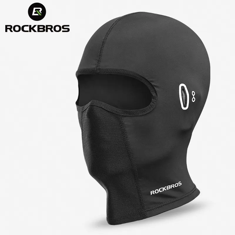 ROCKBROS Bike Mask Full Face Mask Summer Breathable Sun UV Protection Balaclava Glasses Hole Quick-Drying Balaclava