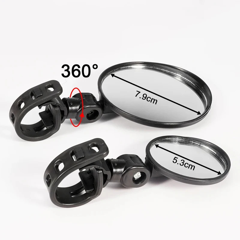 1/5pcs Bicycle Rearview Mirror Adjustable Rotate Wide-Angle Cycling Handlebar Rear View Mirrors for MTB Road Bike Accessories