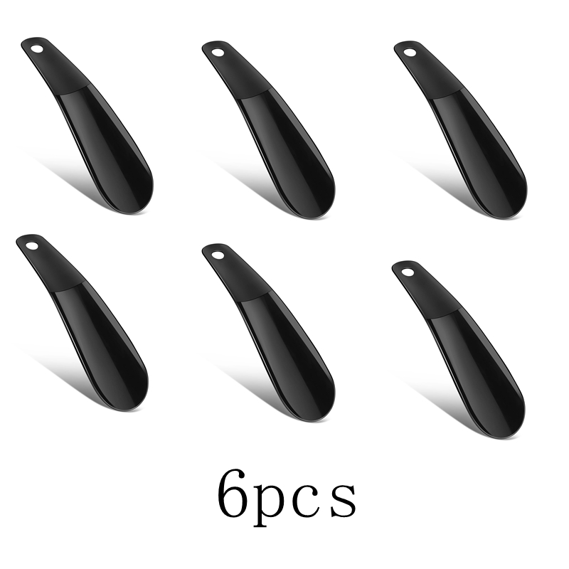 16CM Portable Mini Professional Shoe Horn Durable Plastic Spoon Shaped children Shoe Changing Assistant Flexible Shoe Lifter