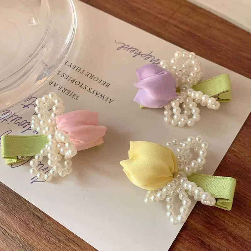 1pc New Bowknot Headpiece for Princess, Small Claw Clip, Side Bangs Hairpin for Women