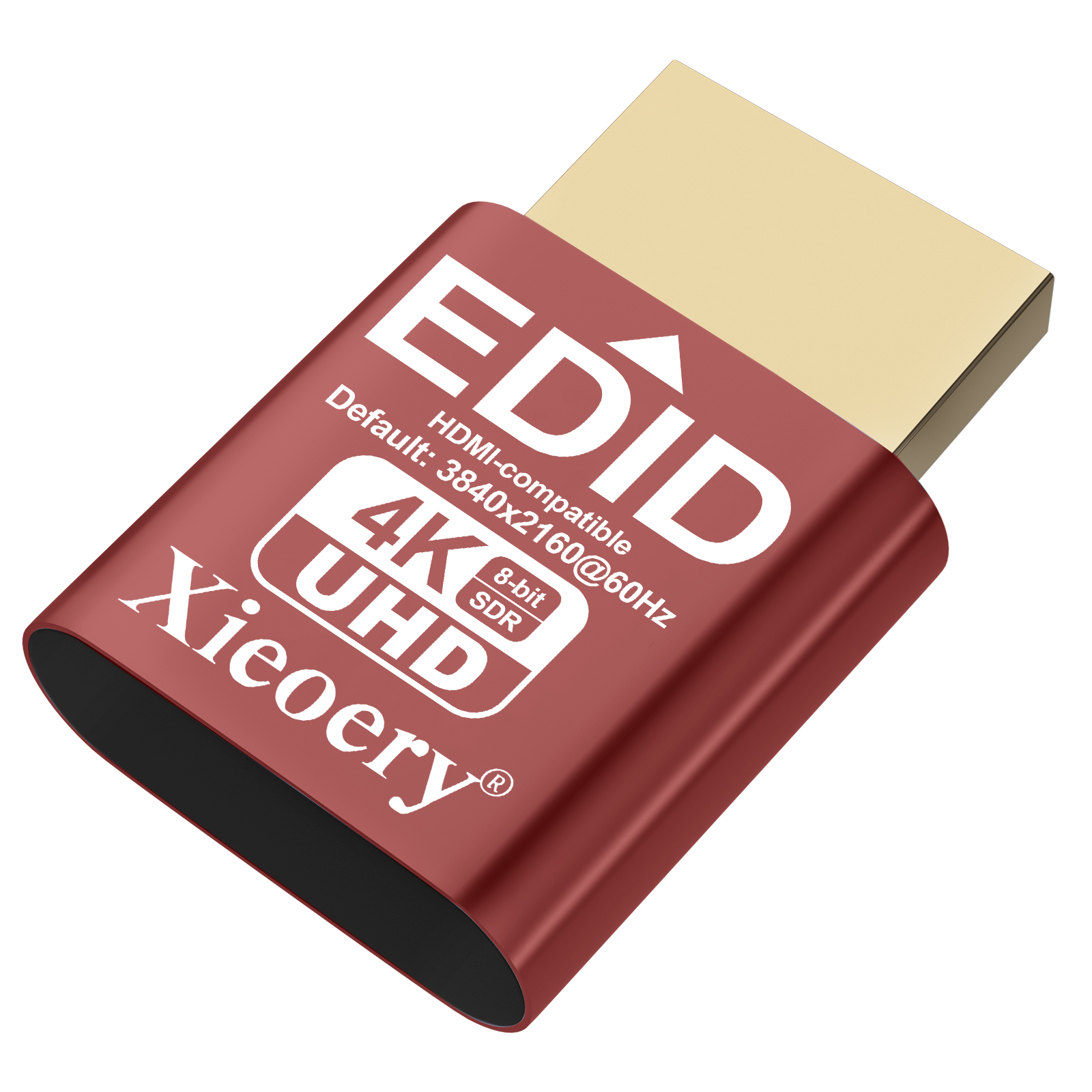 4K HDMI Dummy Plug Headless Adapter - Virtual Monitor Emulator for 4K@60Hz & 1080p@120Hz, Perfect for ETH ZEC BTC Mining