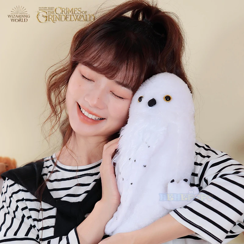 18/28cm Original Hedwig Owl and Bowtruckle Stuffed Animal Plush Toy Harry Potter Pets Cute Soft Doll Children