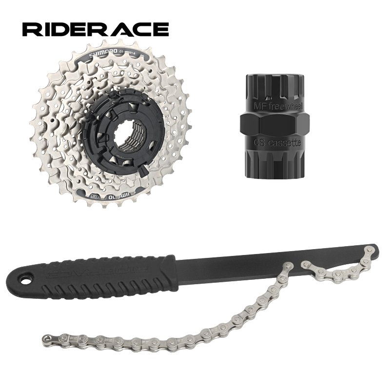 Bicycle Flywheel Removal Tool Kit Bike Flywheel Remover Socket Tool Wear-Resistant High Strength Steel for Cassette Freewheel