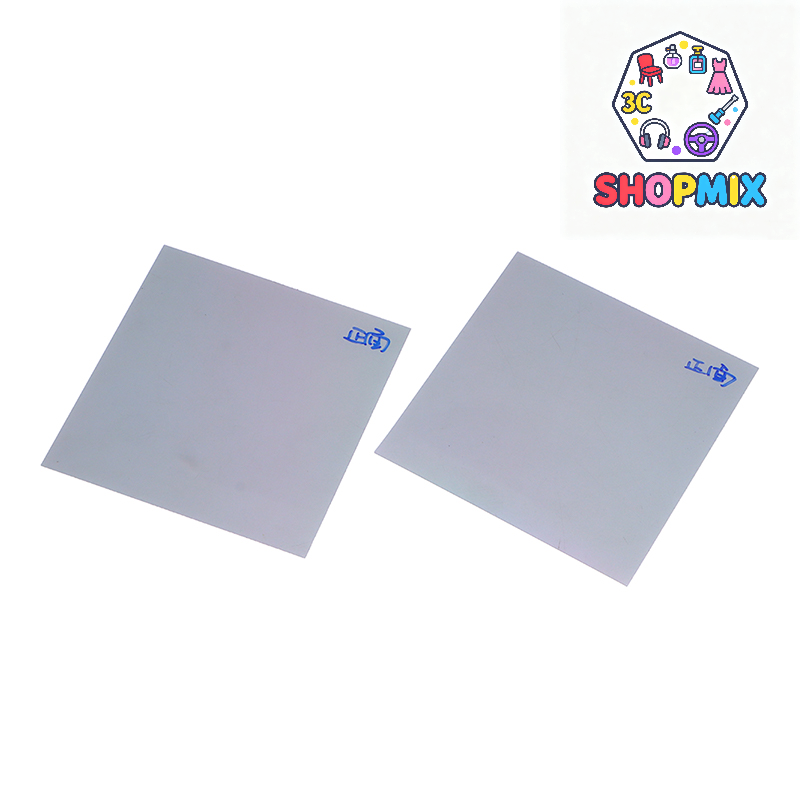 2Pcs Universal LCD Electric Vehicle Polarized Film Image Display Screen Watch Battery Car Cell Phone