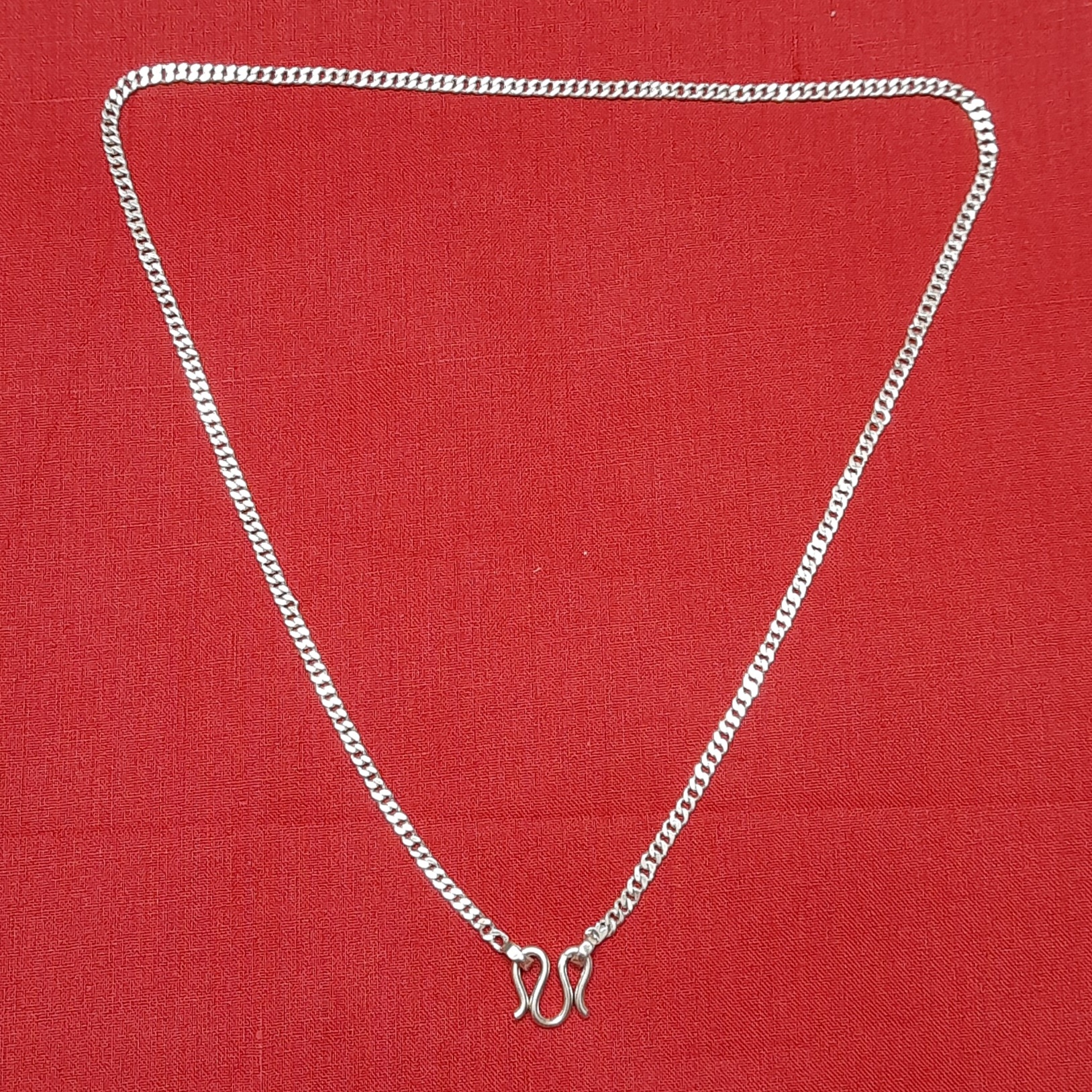 No.11 Silver single bullion chain weight 0.58 Tola - SP Jewellers
