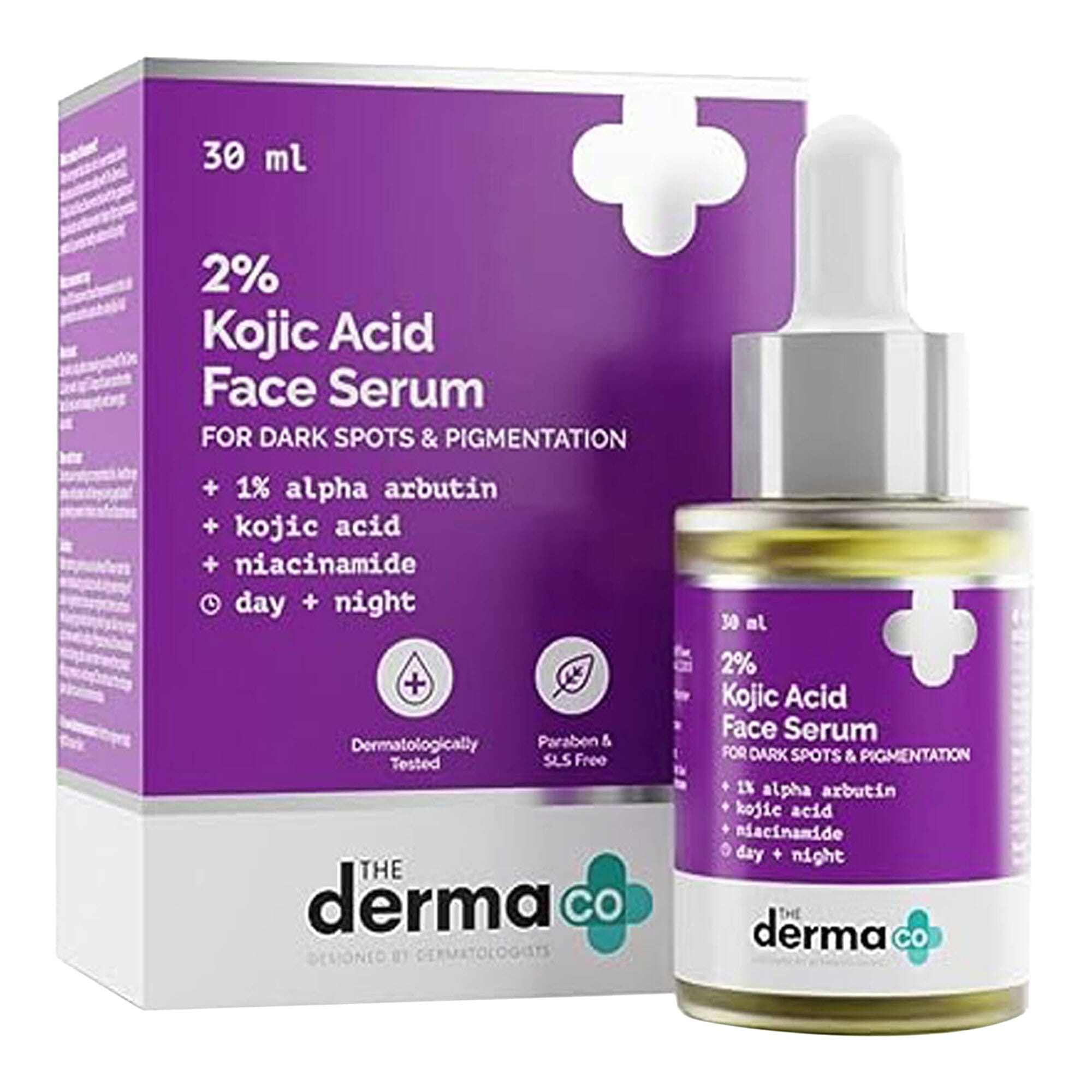 The Derma Co 2% Kojic Acid Face Serum with 1% Alpha Arbutin & Niacinamide 30 ml