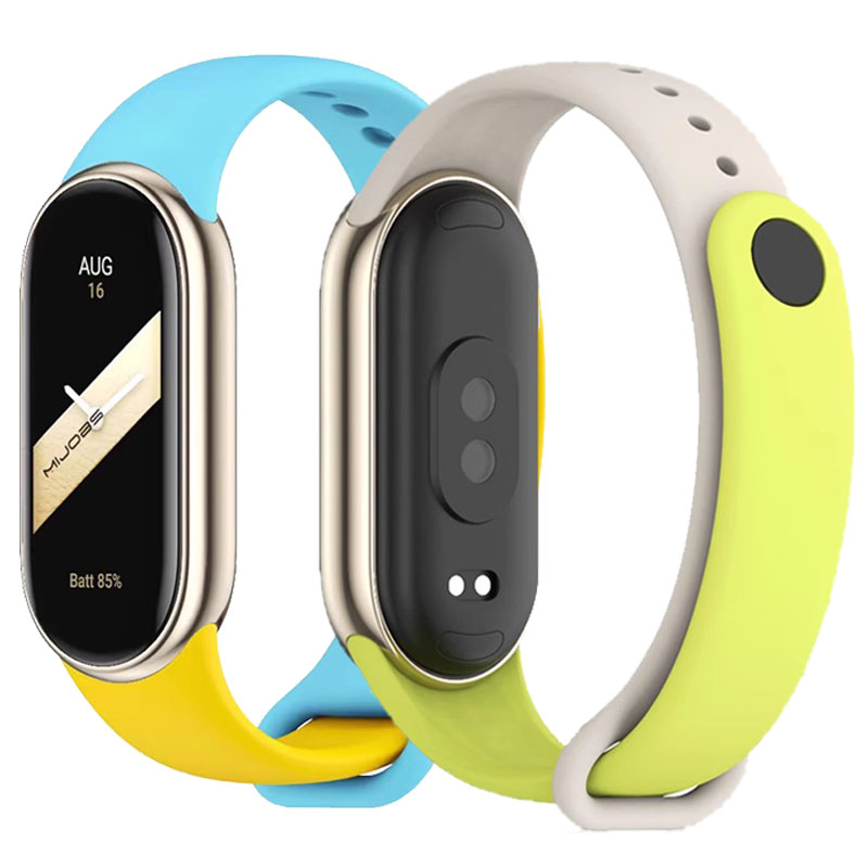 Official-website for mi band8 9 Strap NFC Accessories Silicone Sport Pulseira SmartWatch reloj 1:1 xiao mi band 9 global version