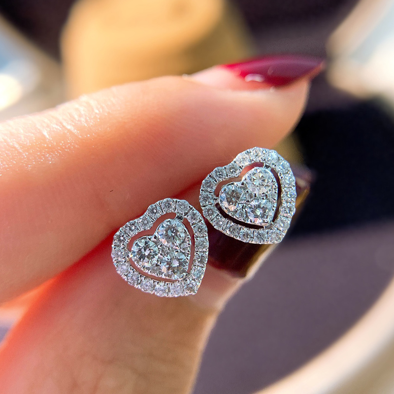 Huitan Simple Gorgeous Drop Earrings Female Engagement Accessories with Bright Zirconia Luxury Lady Bridal Wedding Jewelry