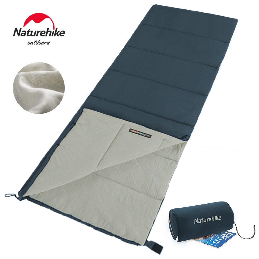Naturehike F150 Camping Envelope Sleeping Bag Outdoor Waterproof Camping Sleeping Bag Tent Comfortable Warm Sleeping Bag