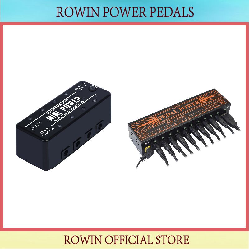 Rowin Mini Power Pedal Guitar Pedals Power Supply Multi Circuit Power Isolated 9/12/18V Output With Short Circuit Protect