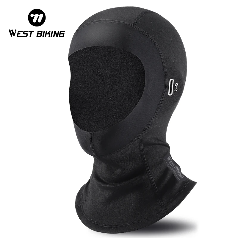 WEST BIKING Winter Fleece Balaclava for Cycling and Running Non-Slip Sport Caps Ear Neck Protection Windproof Thermal Sport Gear