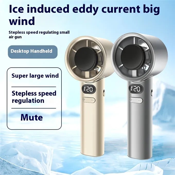 M11 High-Speed Mini Fan 120-Speed USB Rechargeable Hand Fan with Battery Display, 3.8W Portable Summer Cooling Fan