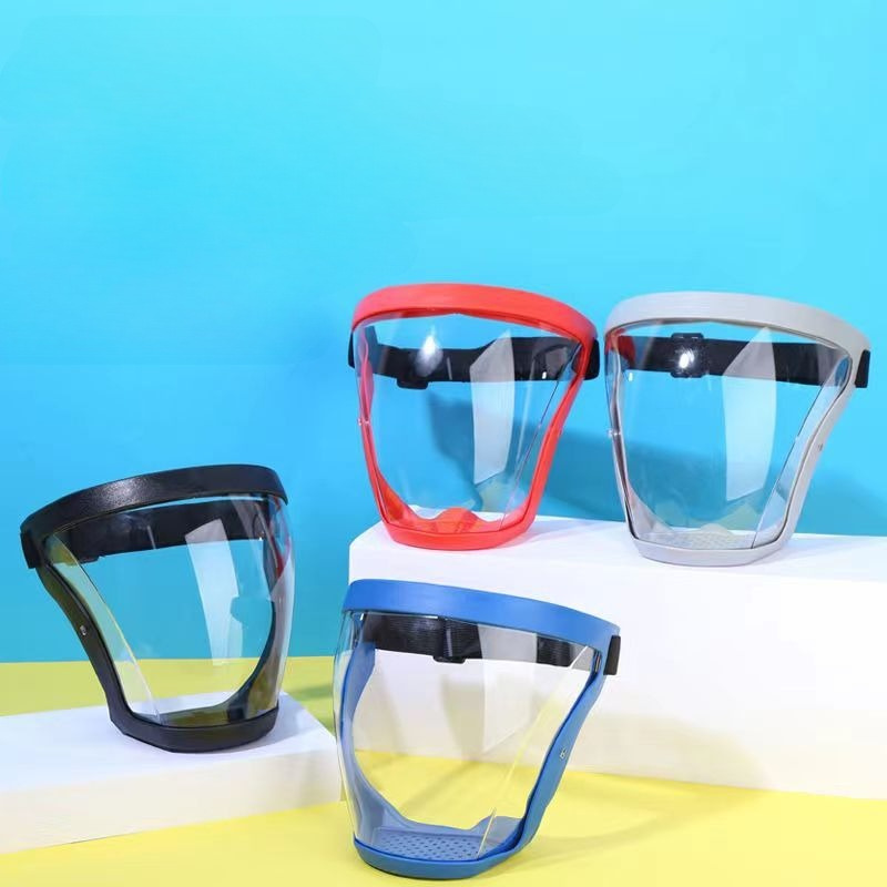 1set, Transparent Full Faceshield with 10 Filters | Suitable for Men and Women - Indoor and Outdoor Activities, Outdoor Cycling.