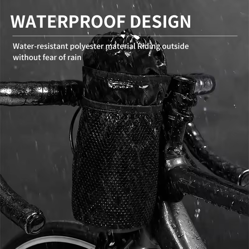 ESLNF Bicycle Water Bottle Bag for Outdoor Cycling-Insulated Ice-Retention-Handlebar-Mounted Design for Mountain Road Bikes