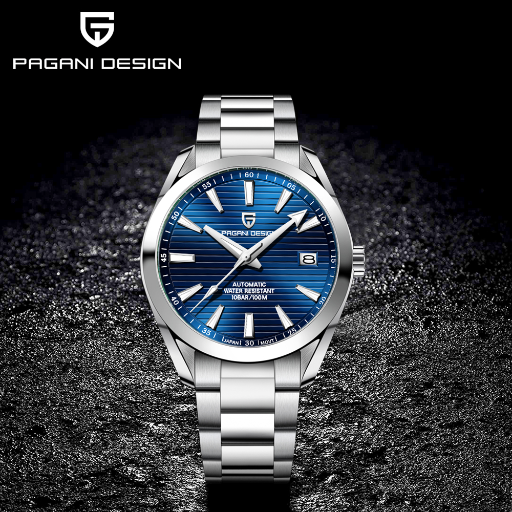 Pagani Design 2026 New Business Men's Mechanical Watch Stainless Steel Luxury Sapphire AR Coated Automatic Watch