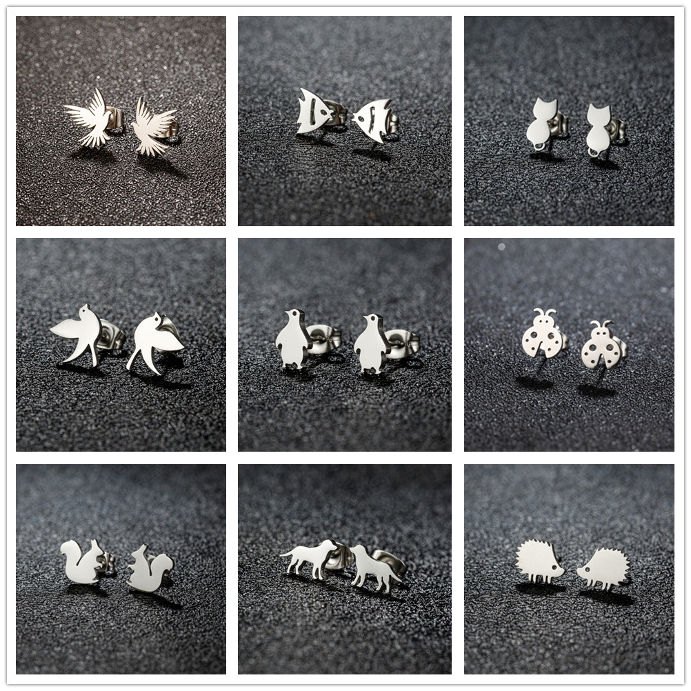 Women's Creative Bird Pendant Earrings Hummingbird Earrings Animal Jewelry Cute Ear Accessories Daily Party