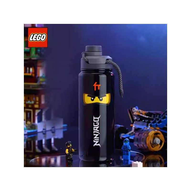 LEGO Ninjago Cole Insulated Cup 710ml, 304 Stainless Steel, Straight Drink Bottle for Students & Sports