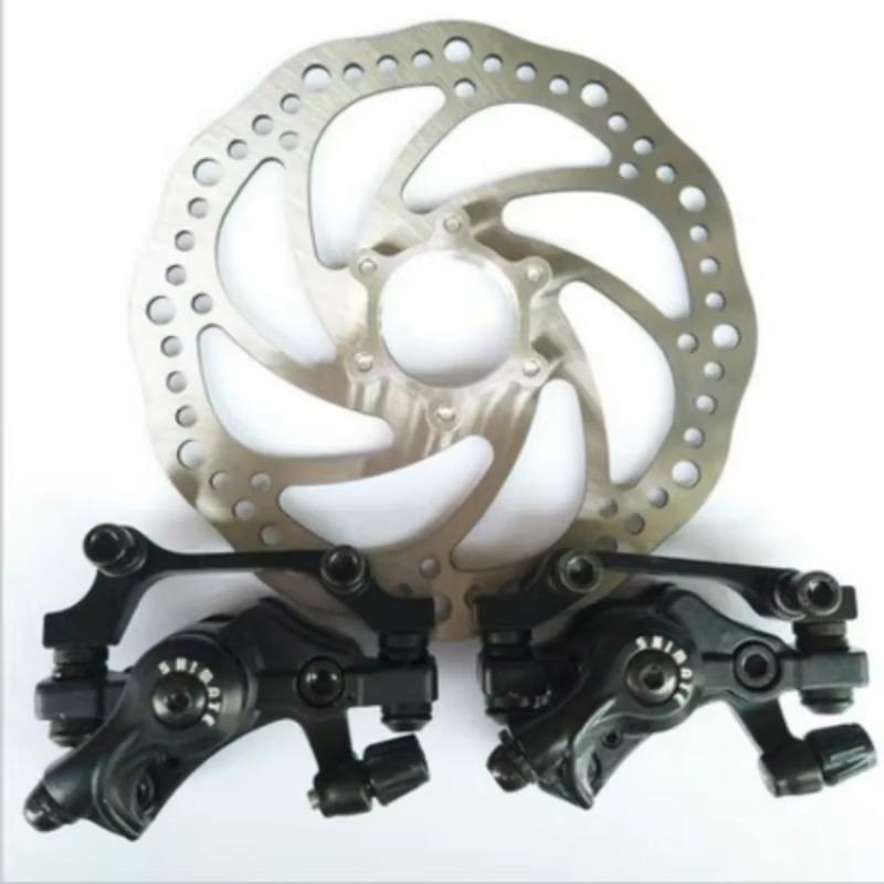 Road Bike Brake Set Bicycle Disc Brake Aluminum Alloy Mountain Road Bike Mechanical Cycling Double Brake Bike Accessories