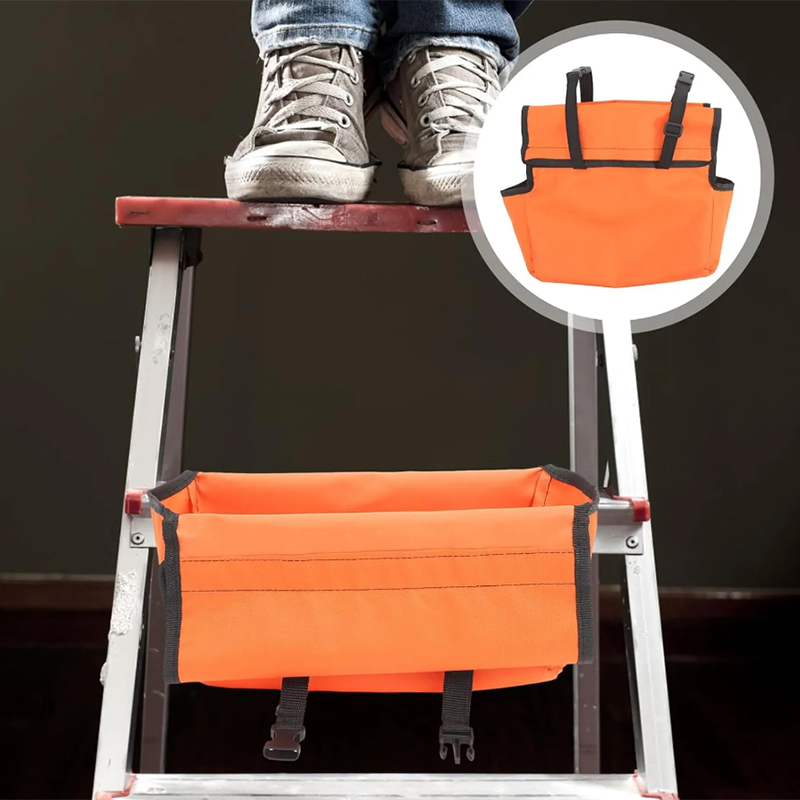 Folding Ladder Tool Storage Bag Versatile Durable Convenient Accessories Oxford Cloth Portable Ladder Hanging Bag for Workshop
