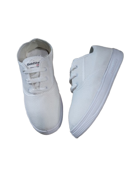 Gold Star White school Shoe || white school Shoe