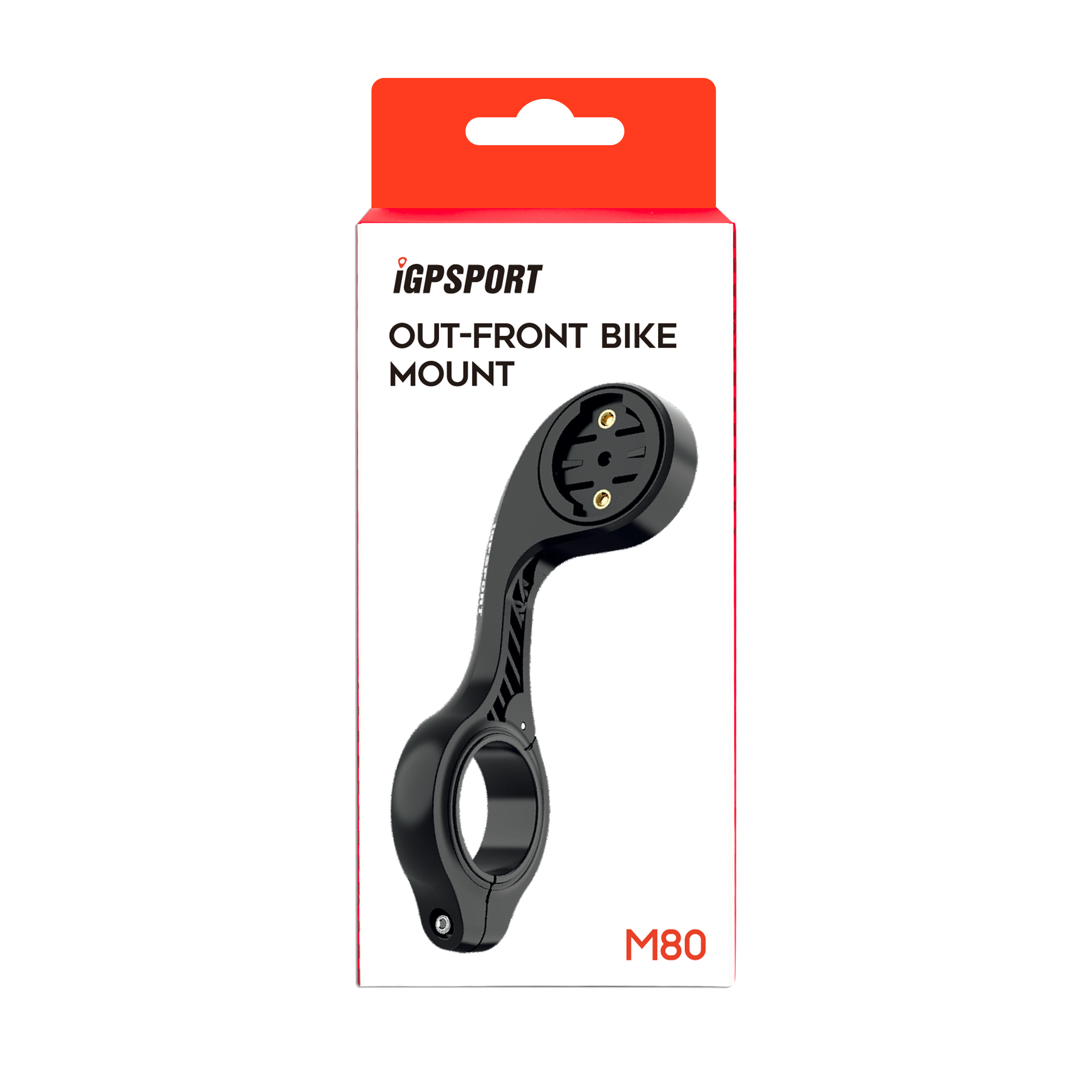 Original IGPSPORT M80 Holder Extended Bracket Bicycle Headlight Mount Bar Cycling Computer For Edge BSC200 Bsc300 IGS630