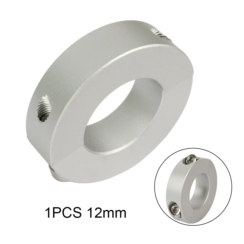 1PC Ring Shaft Collar With Screw Adjustment Shaft Clamp Locking Ring 12-38mm Smooth Body Aluminum Alloy Linear Motion Clamp