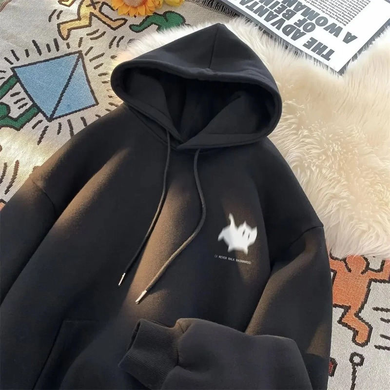 2026 Spring and Autumn New Casual Men's Hoodie Fashionable Personalized Cat Printed Street Wear Comfortable High Quality Hoodie