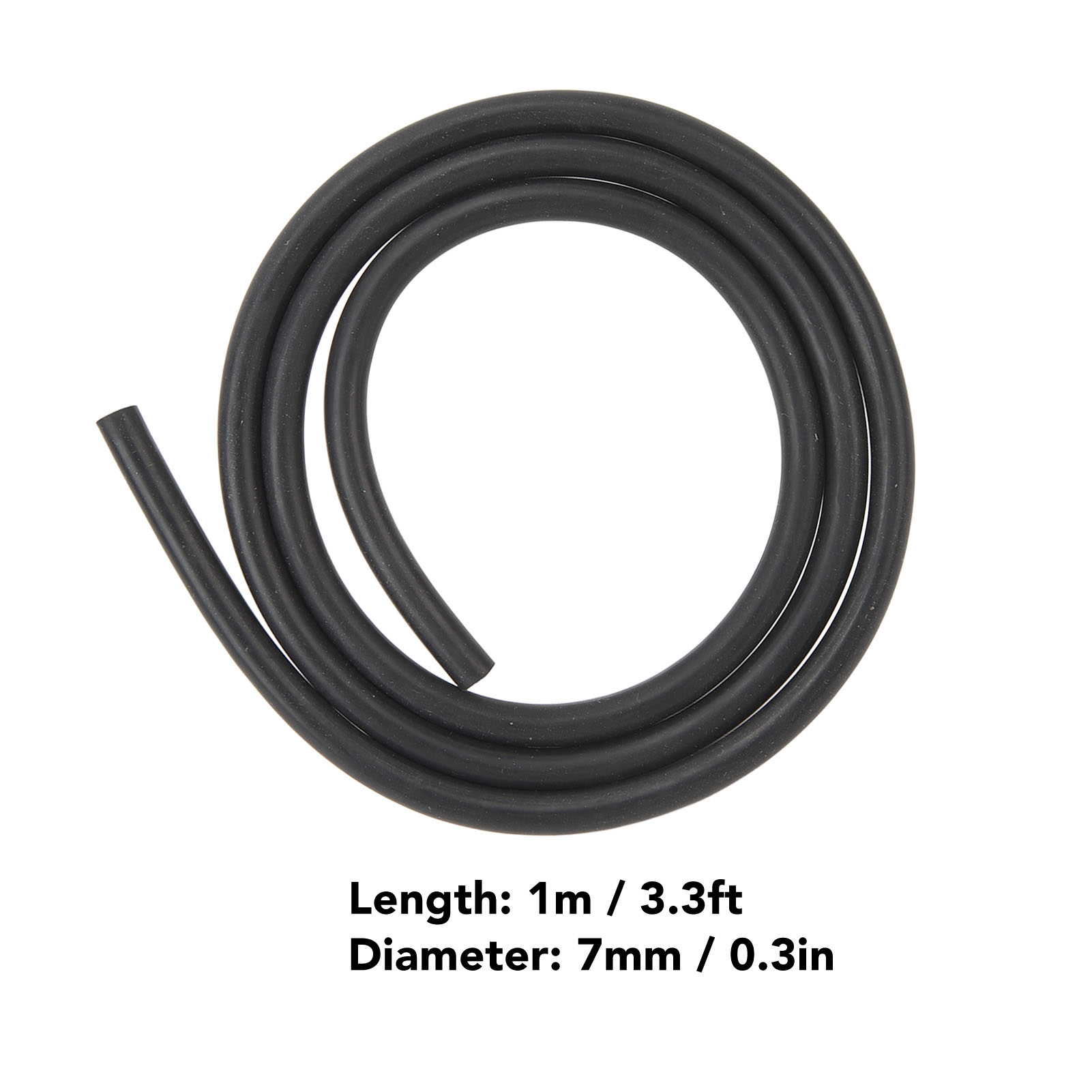 Copper Ignition Cable Flexible 7MM Ignition Cable Install Black PVC Sheathed Heat Resistant for Lawn Mowers
