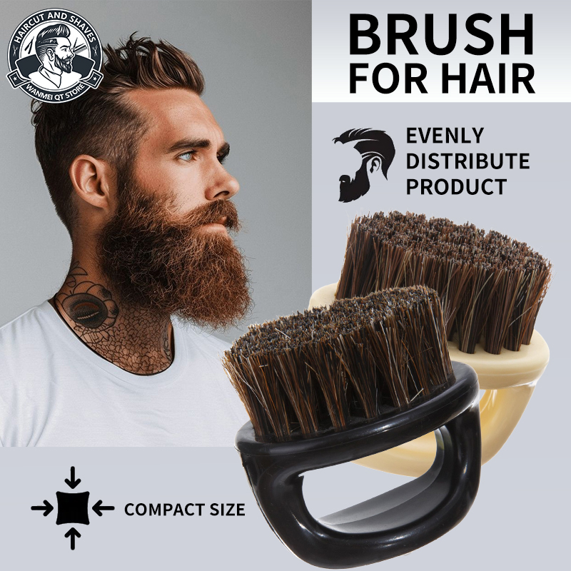 1pcs Men's Beard Styling Comb，Brush for Beard and Hair, Medium Stiffness/ for Man/ for Fade Professional Hair Styling Tools