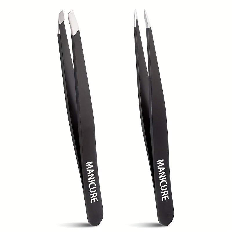 1/2pcs Professional High-Precision Tweezers for Eyebrows Facial Hair and Ingrown Hair Removal Suitable for Women and Men