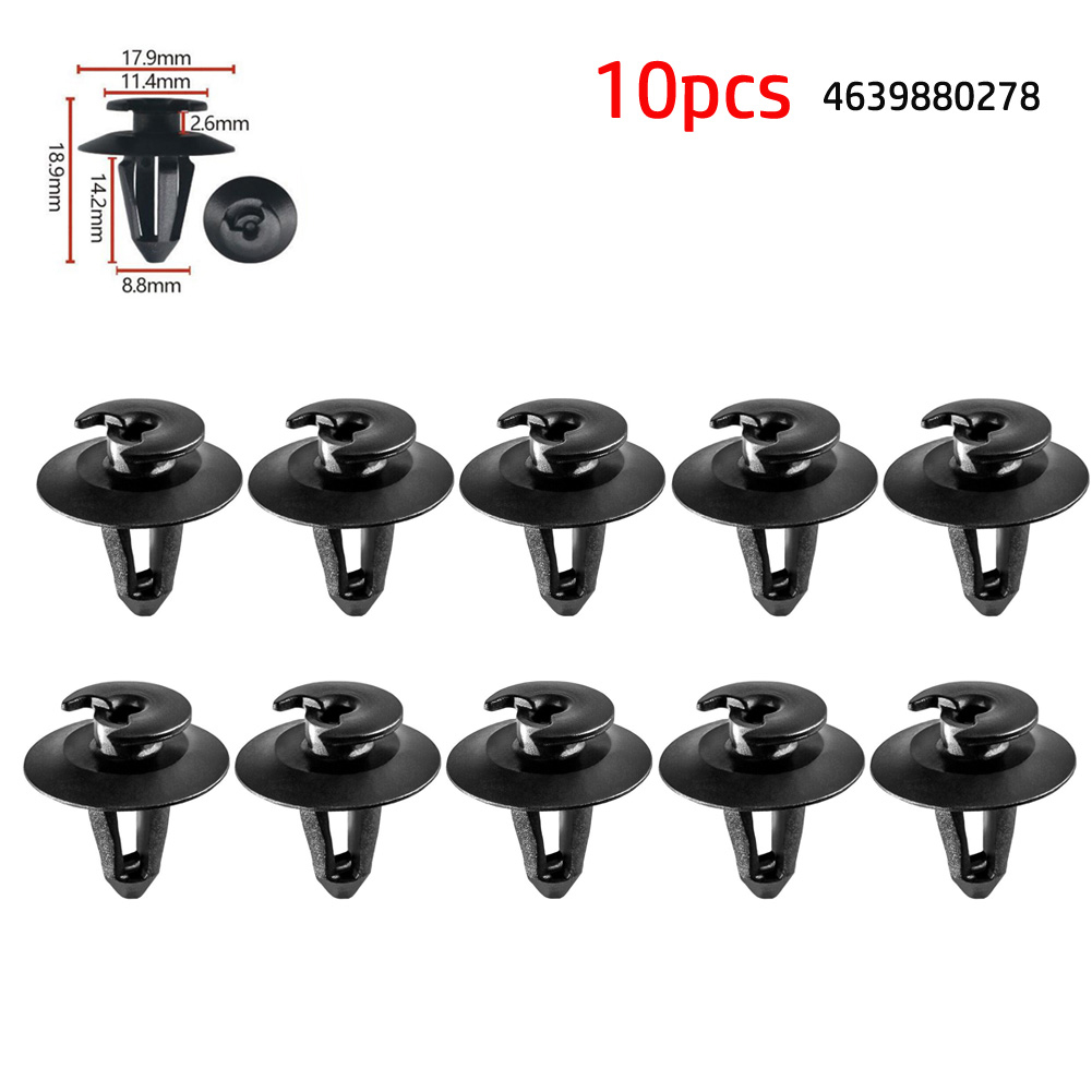 10Pcs Car Rear Door Panel Trim Clip Set For Mercedes For Benz W463 G-Class 4639880278 Auto Accessories