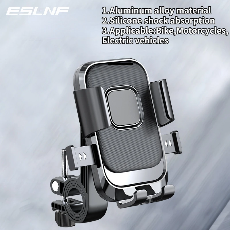 Universal Aluminum Alloy Shockproof Motorcycle Multifunctional Phone Holder Bike Riding Cellphone Mount Anti-Fall Mount Holders