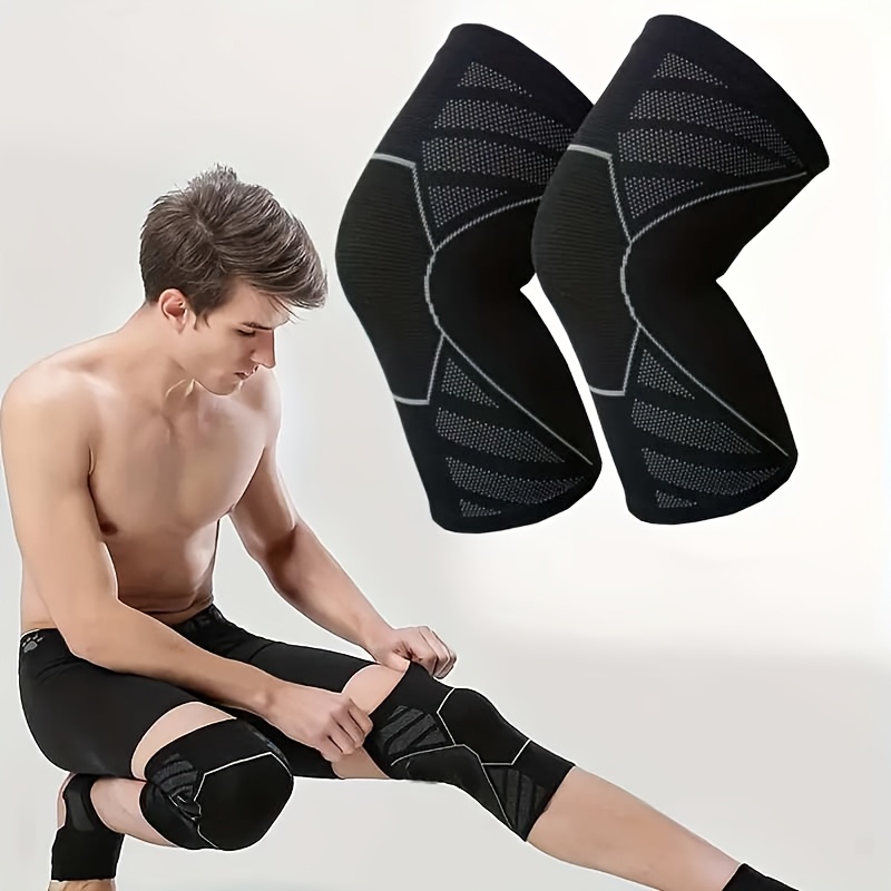 1pcs High Elastic Knee Sleeves, Suitable for Men and Women - Compression Knee Pads Ideal for Running, Gym, Fitness