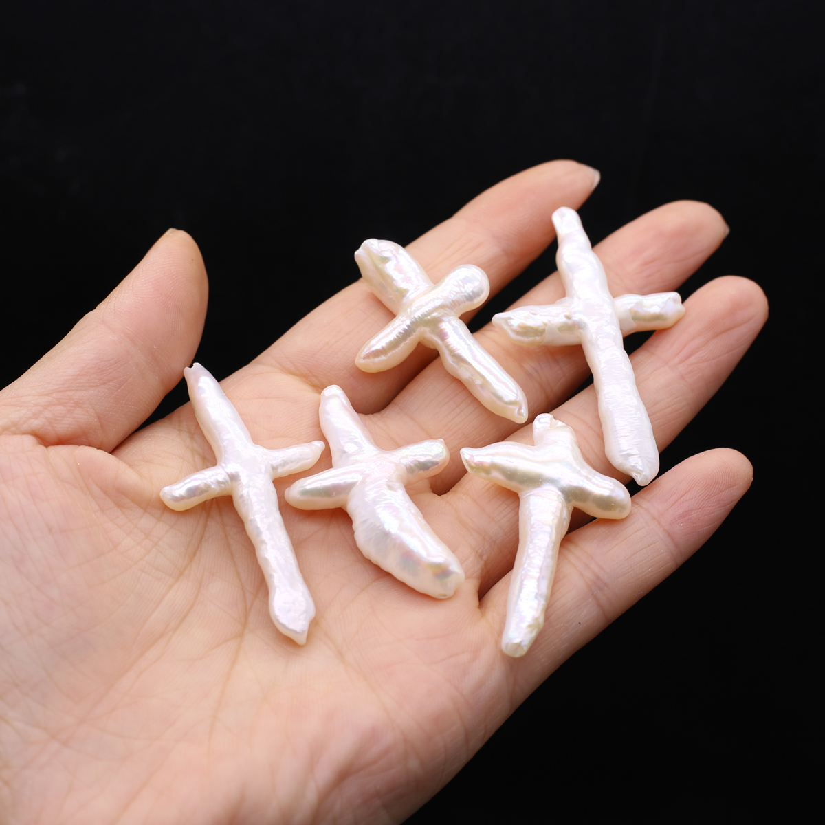 5X20mm Natural Freshwater Pearls Long Strip Beads for Women DIY Jewelry Making Necklace Bracelet Accessories