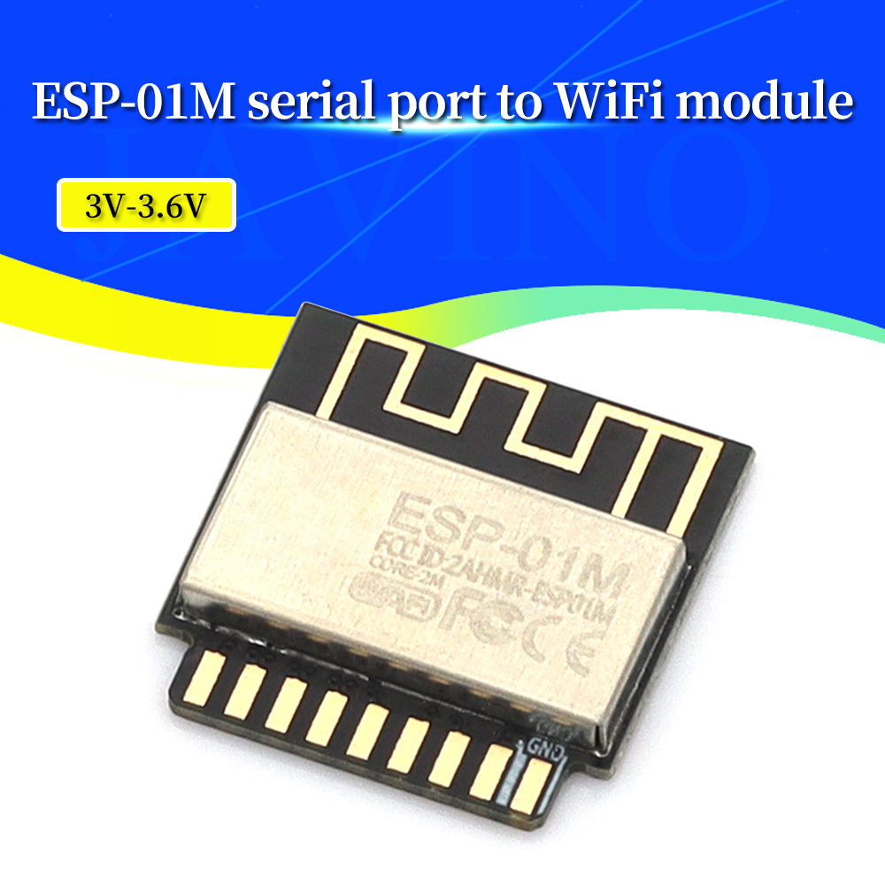 ESP-01M serial port to WiFi wireless smart socket/IoT double-sided direct insertion patch module WIFI module