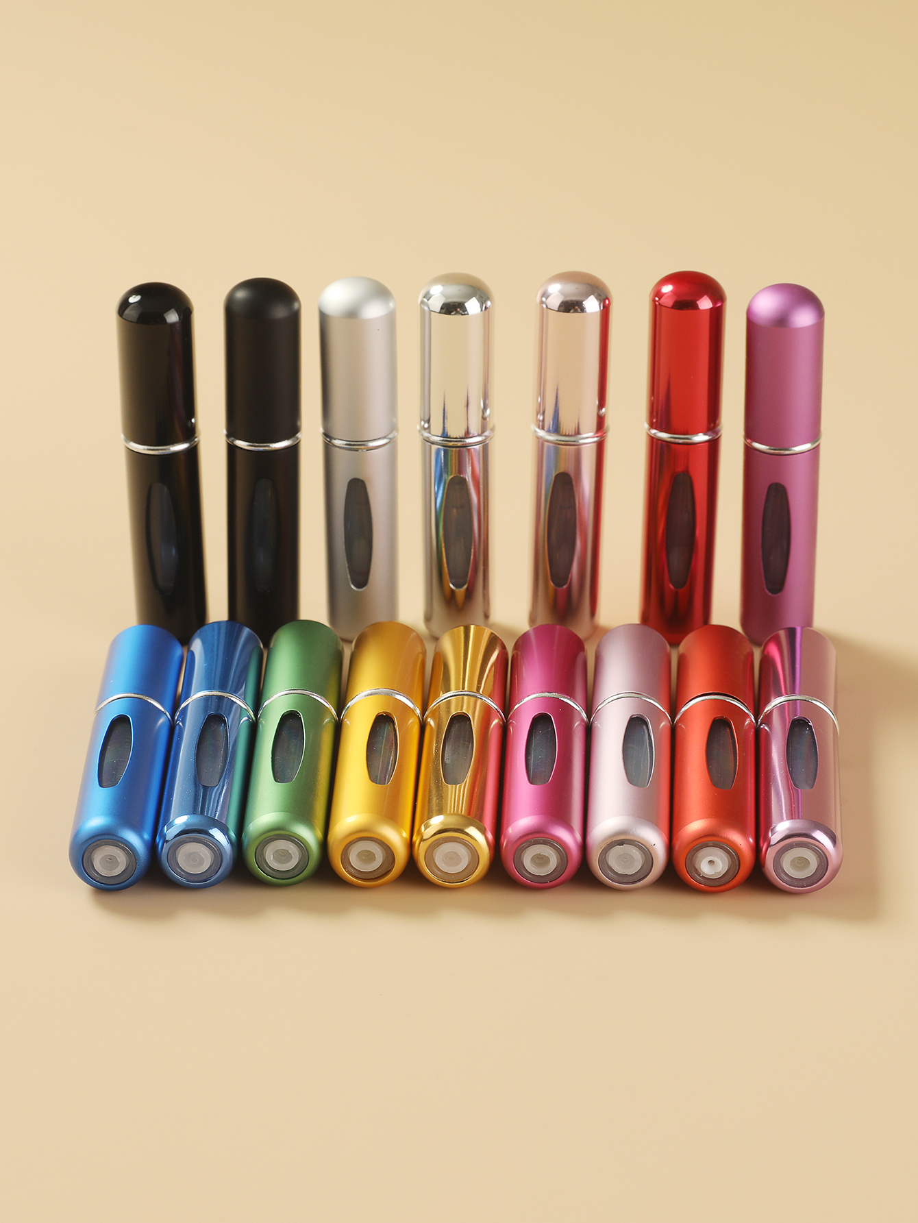 5ml Perfume Bottle Dispenser Bottle Bottom Filling Self-pumping Recyclable Refillable Spray Bottle Portable Empty Bottle