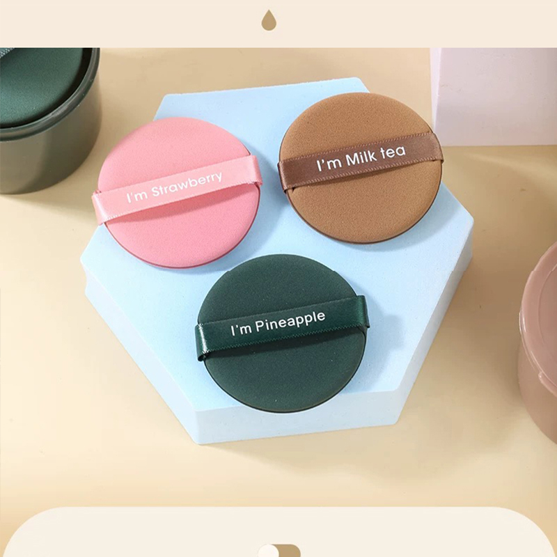 5pcs Strawberry Cosmetic Puff Set Double Side Women Soft Makeup Sponge Beauty Make Up Multicolor Powder Tools