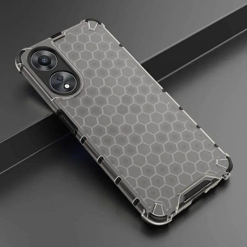 Luxury TPU Shockproof Armor PC Case for OPPO A98 A78 A97 A77 A57 A17 A96 A76 A36 A94 A54 A74 4G 5G Clear Silicone Phone Cover