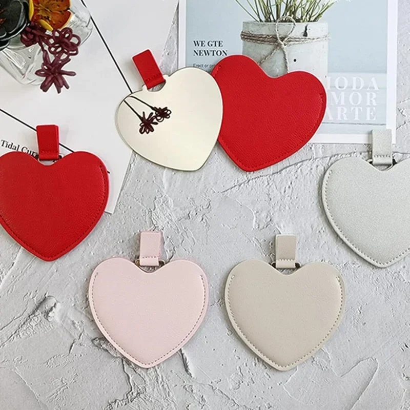 1PC Portable Card Makeup Mirror, Portable Beauty Mirror, Stainless Steel Anti Drop , Small Mirror Pocket Mirror
